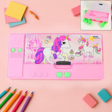 Multi Purpose Gadget Jumbo Pencil Box Compass  Jumbo 2 Side Slot Geometry Box Compass Use School , Traveling & Studio