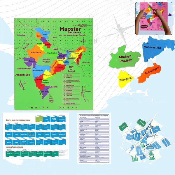 Aditi Mapster India Map Puzzle