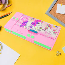 Multi Purpose Gadget Jumbo Pencil Box Compass  Jumbo 2 Side Slot Geometry Box Compass Use School , Traveling & Studio