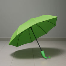Green Stylish Banana Shaped Mini Foldable Umbrella