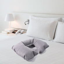 Inflatable & Foldable, Pillow U Shape Air Cushion Travel Pillow (1 Pc / Mix Color)