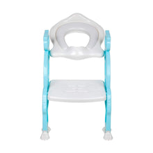 Step stool potty seat for toddlers with built-in ladder
