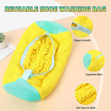Shoe Washing Machine Bag with Microfiber Chenille Lining & Zipper (1 Pc)