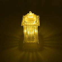 LED lantern light with crystal design for festive decorations