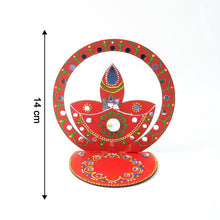Wooden Decorative Puja Diya Stand