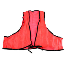Economy PVC Safety Vest – Soft Vinyl, Tie Closure, High Visibility
