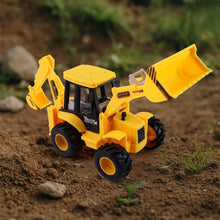 LALA Friction Powered JCB Style Backhoe Loader Construction Toy Truck for Kids (1 Pc)