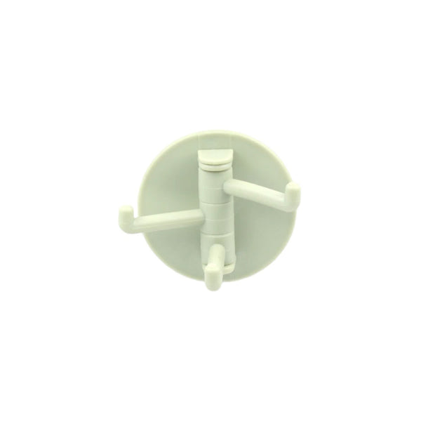 Punch-free sticky hook with 180° foldable design