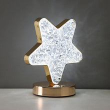 Star Crystal Diamond Touch Lamp – USB Rechargeable, 3-Way Dimmable