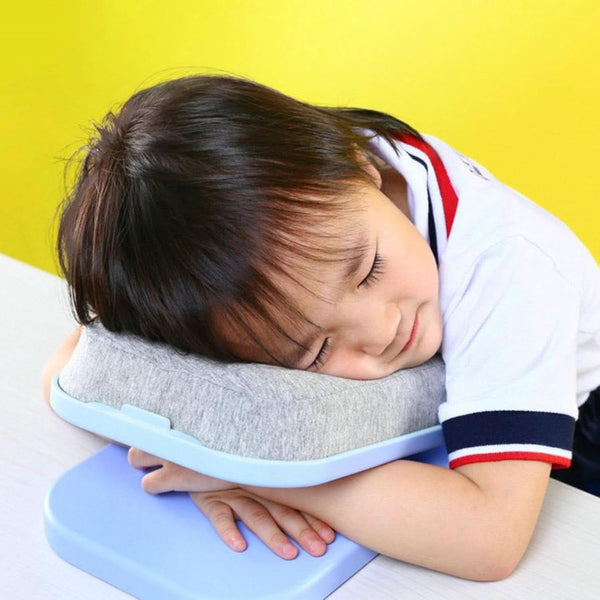 Foldable Soft Nap Doughnut Pillow – Slow-Rebound, Portable Head Cushion for Kids & Office
