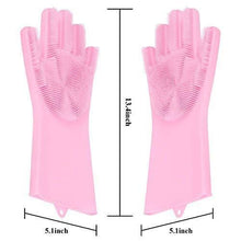 Silicone scrub gloves for cleaning dishes