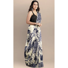 Generic Women's Joya Silk Saree with Blouse (Black, 5-6 Mtrs)