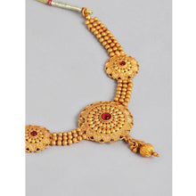 Generic Women's Rose Gold Plated Alloy Necklace & Earings Set (Gold)