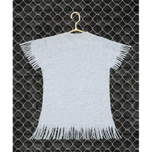 Generic Girl's Casual Short Sleeve Printed Cotton T Shirt (Grey)