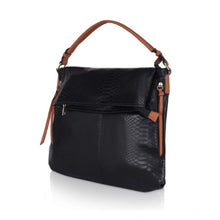 Generic Women's Faux Leather Textured Sling Bag (Black)