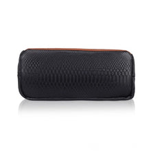 Generic Women's Faux Leather Textured Tote Bag (Black)