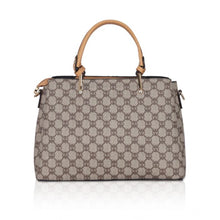 Generic Women's Faux Leather Printed Handbag (Camel)