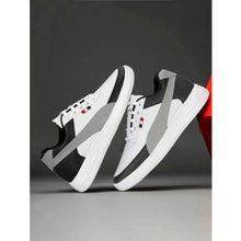 Generic Men's Casual Synthetic Solid Lace-Up Shoes (Black)