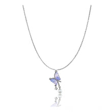 Generic Women's Stainless Steel Butterfly Dailywear Pendent Delicate Chain (Silver Plated)