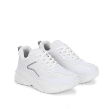 Duvera Retails Women's Casual Mesh Printed Lace-Ups Shoes (White)