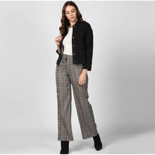 Generic Women's Denim Solid Long Sleeve Jacket (Black)