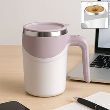 Stirring Coffee Mug | Magnetic Stirring Coffee Cup | Stainless Steel Mug for Milk | Travel Mixing Cup | Self Stirring Coffee Mug, Suitable for Coffee / Milk / Hot Chocolat | Battery Operated ( Battery Not Included)