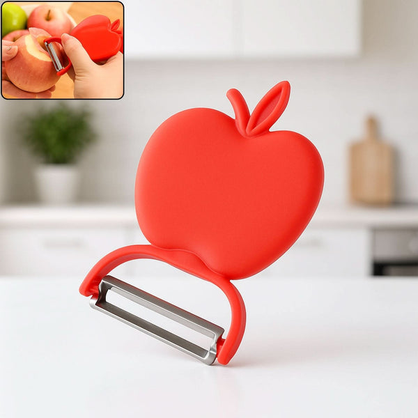 Apple Shaped Folding Peeler Vegetable Peeler for Kitchen, Home Fruit Peelers, Great for Peeling Potato, All Types of Vegetable