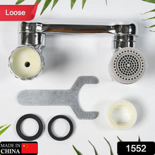 Splash Faucet Filter – 180° Rotating Sprayer, Double O-Ring, Movable Water-Saving Sink Aerator Extender (Loose)