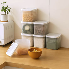 Transparent Square Plastic Food Storage Container Set (6 Pc)